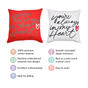 Always In My Heart Cushion Case Set Of 2 16x16 Inch