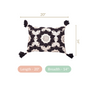 Brown And White Throw Cushion Cover 20x14 Inch