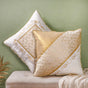 Gold Zari Floral Cushion Cover Set Of 2