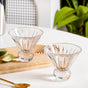 Cut Glass Ball Cocktail Glass Set Of 6 180ml