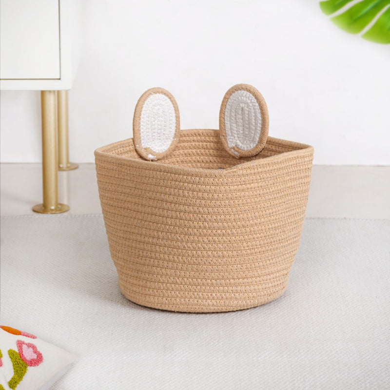 Cute Bear Basket For Kids Room