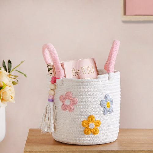 Cute Flower Basket With Handles