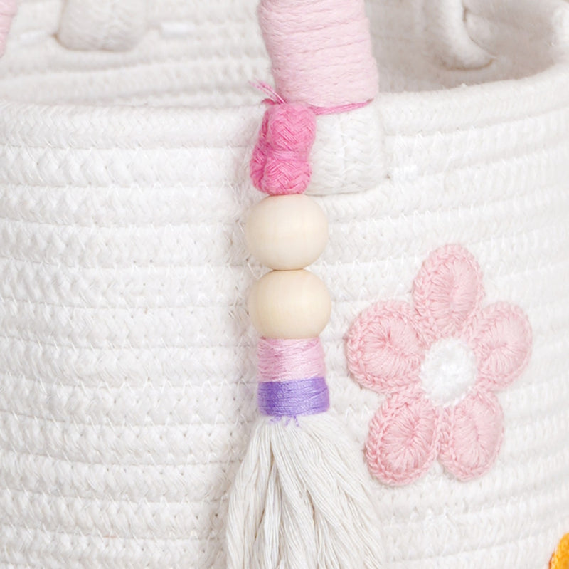 Cute Flower Basket With Handles