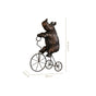 Cycling Rhino Resin Art