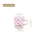 Little Hearts Glass Small Cup Set Of 2 140ml