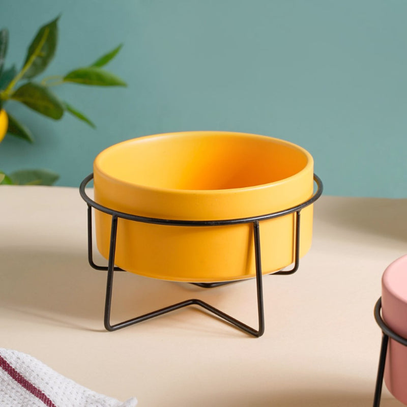 Fruit Bowl With Stand - Bowl, ceramic bowl, serving bowls, noodle bowl, salad bowls, bowl for snacks, snack bowl sets | Bowls for dining table & home decor
