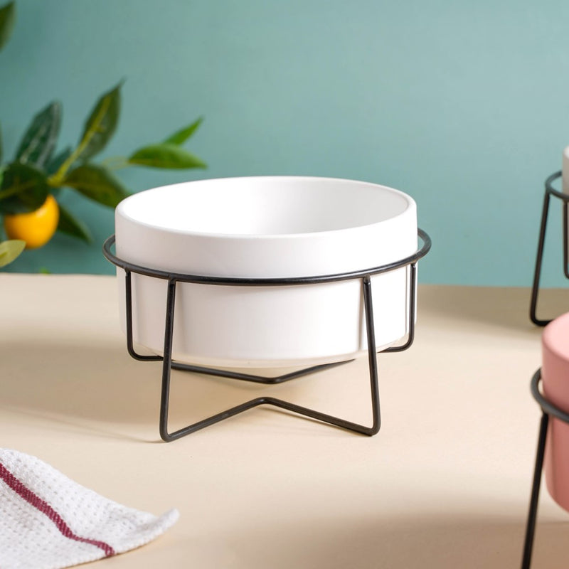 Fruit Bowl With Stand - Bowl, ceramic bowl, serving bowls, noodle bowl, salad bowls, bowl for snacks, snack bowl sets | Bowls for dining table & home decor