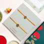 Radha Krishna Divine Rakhi Set