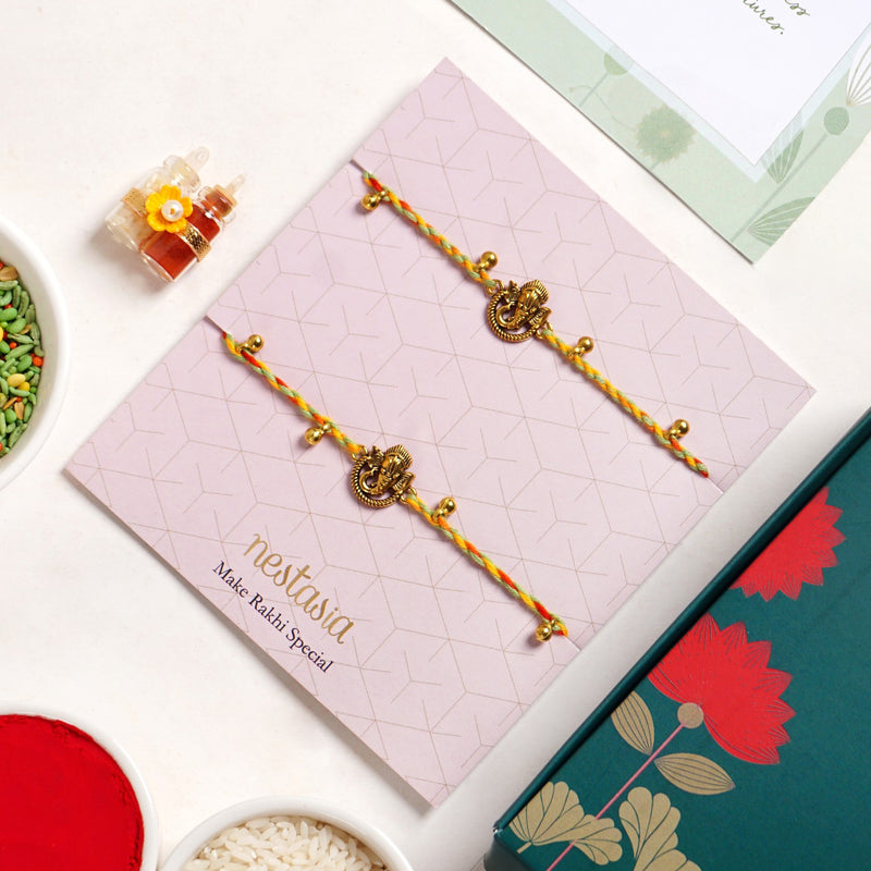 Mangalmurti Ganesha Rakhi Set