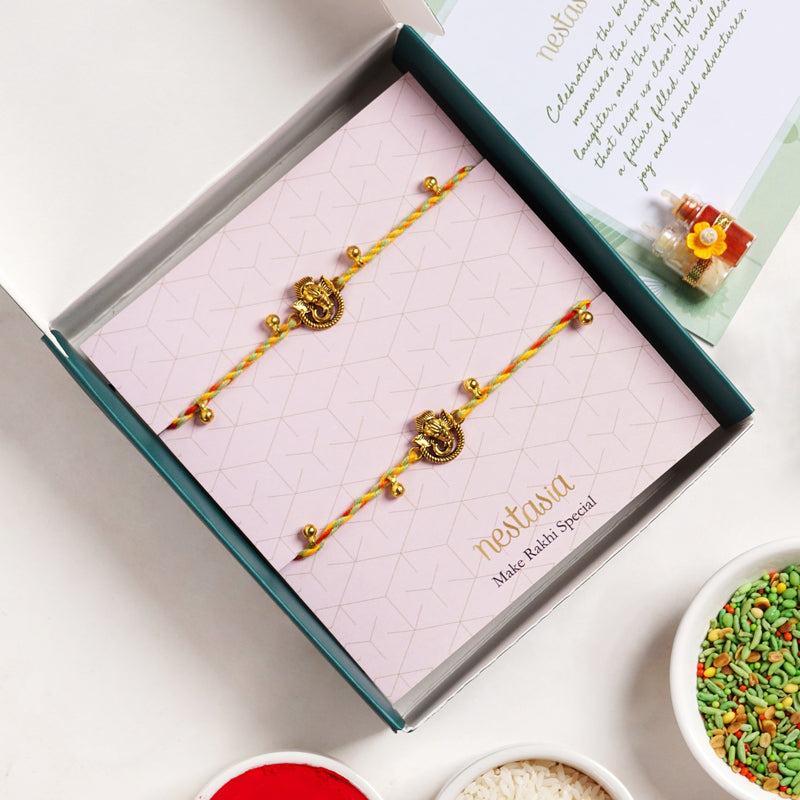 Mangalmurti Ganesha Rakhi Set
