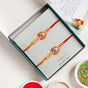Queen Duo Rakhi Gift Set