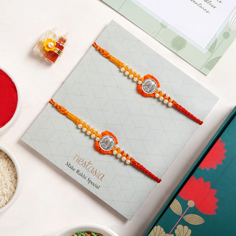 Queen Duo Rakhi Gift Set