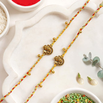 Mangalmurti Ganesha Rakhi Set