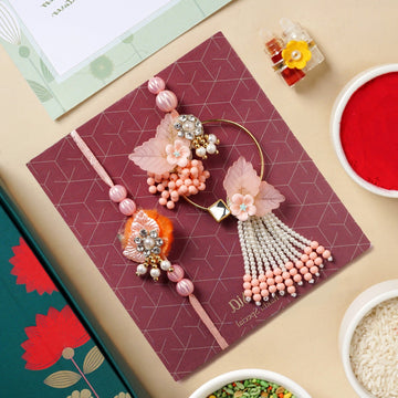 Blush Berry Rakhi And Lumba Gift Set