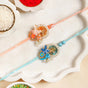 Sunset And Sea Handcrafted Rakhi Set
