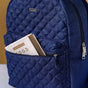 Denim Laptop Backpack Blue