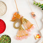Peach Radiance Rakhi Lumba Set