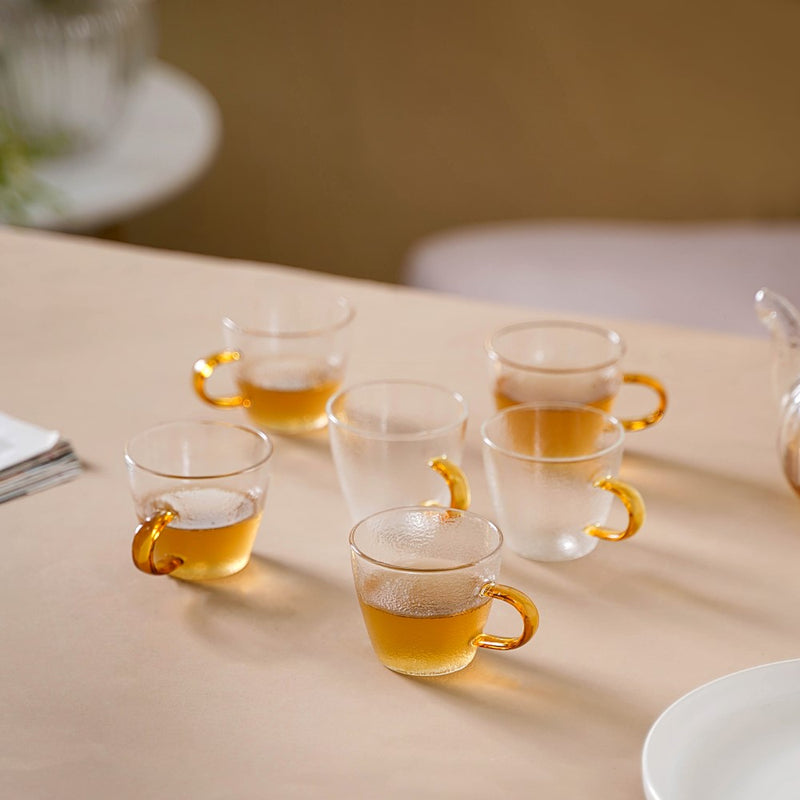 Teacup Set of 6- Tea cup, coffee cup, cup for tea | Cups and Mugs for Office Table & Home Decoration