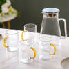 Transparent Tea Set of 5 - Tea set, teapot set, teacup set | Tea set for Dining table & Home decor