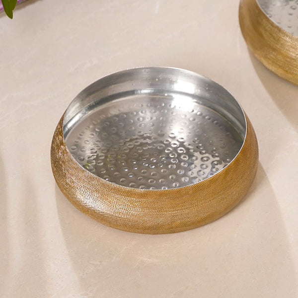 Traditional Metal Urli Bowl Set Of 3