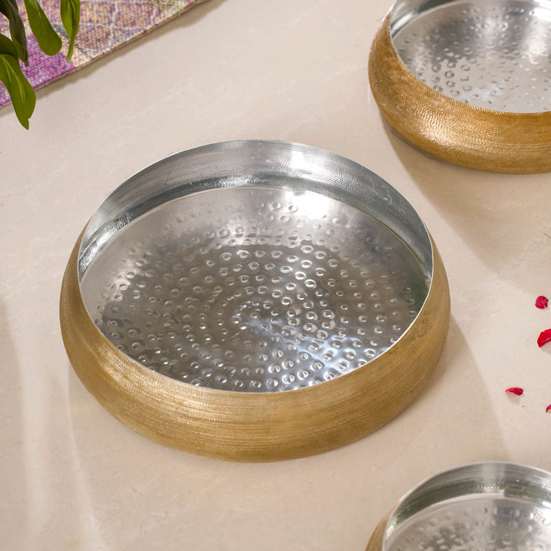 Traditional Metal Urli Bowl Set Of 3