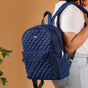 Denim Laptop Backpack Blue