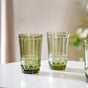 Green Water Glass Set of 4