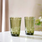 Green Water Glass Set of 4