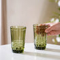 Green Water Glass Set of 4