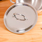 Set Of 2 Triply Stainless Steel Kadai With Lid And Frying Pan