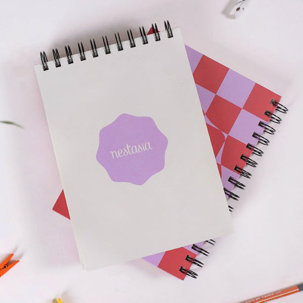 Hardbound Spiral Planner & Notepad Set Online - Premium Notebook | Nestasia