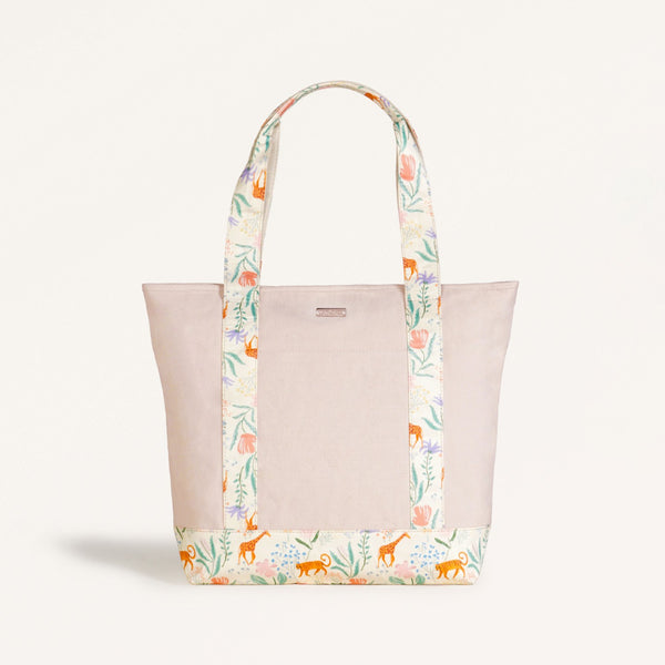 Jungle Adventure Large Canvas Zipper Tote Bag