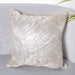 Luxury Embroidered Cushion Cover White Set of 2 17x17 Inch
