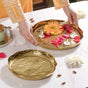 Decorative Urli Tray Gold Set Of 2