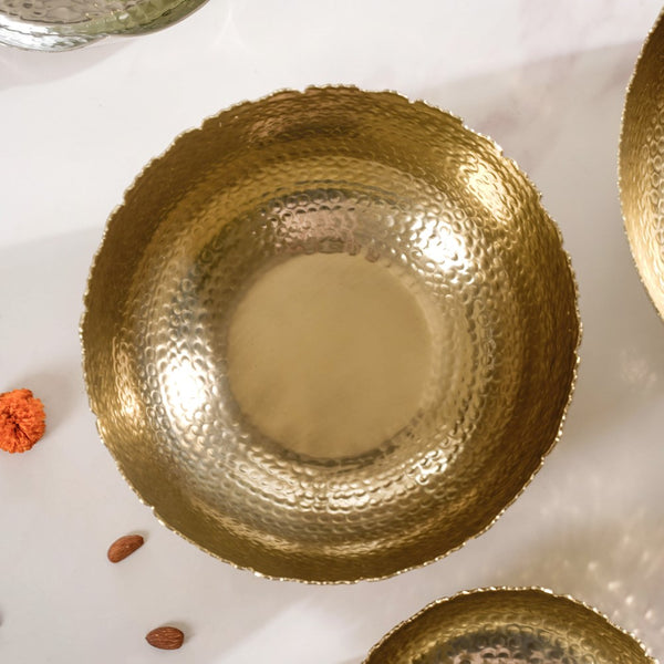 Decorative Urli Bowl Gold Set Of 3