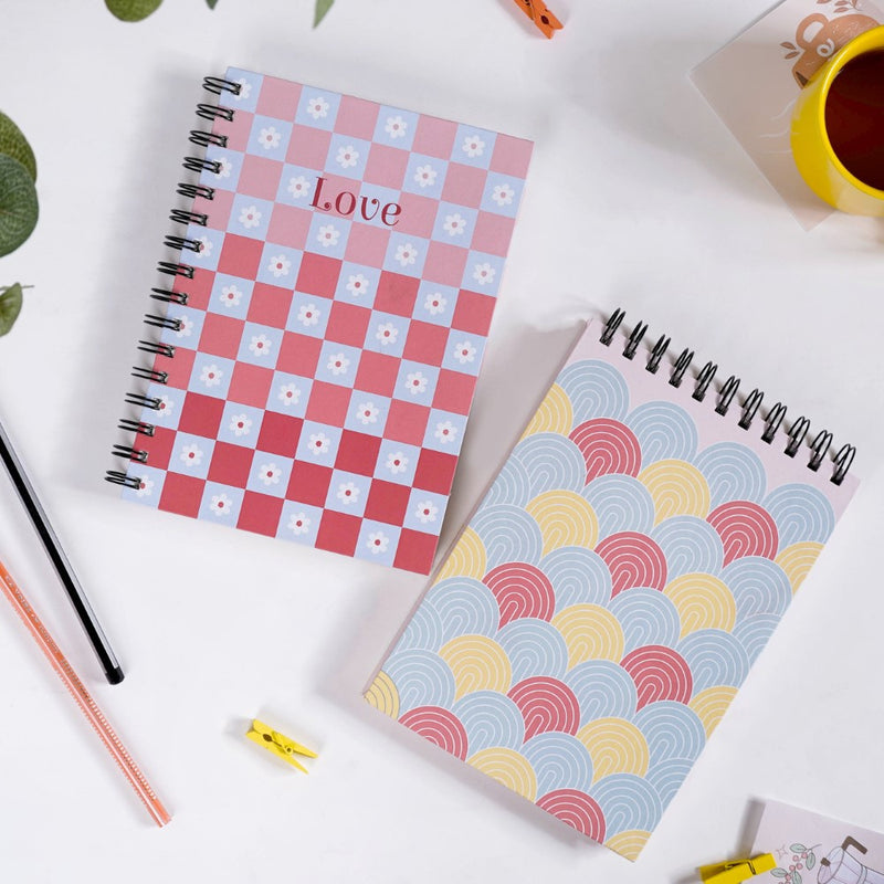 Floral Sunshine Undated Planner & Notebook Kit 8x6 Inch