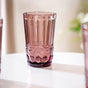 Purple Double Wall Drinking Glass Set of 4