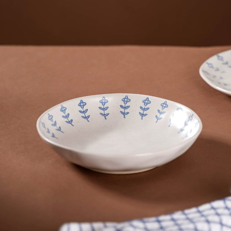 Flora Deep Dish - Serving plate, pasta plate, lunch plate, deep plate | Plates for dining table & home decor