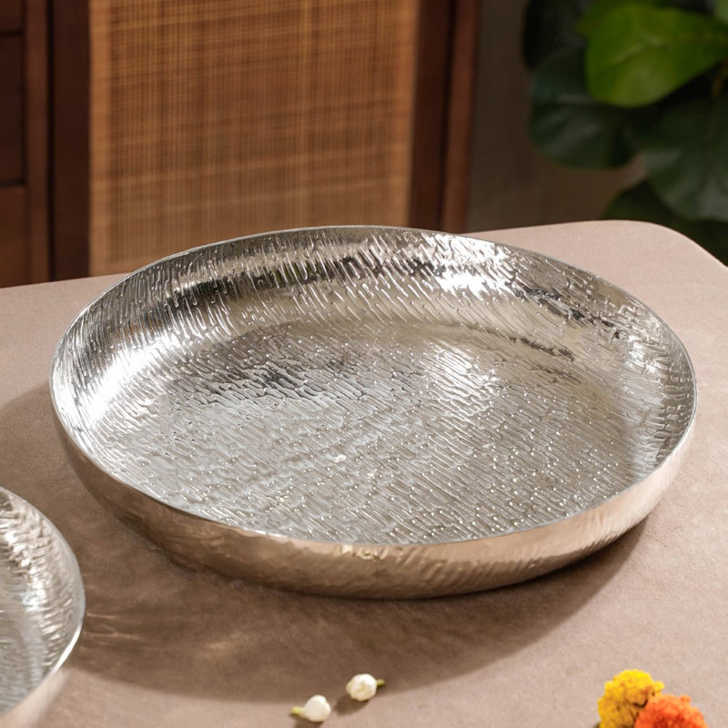 Flower Urli Silver Set Of 3