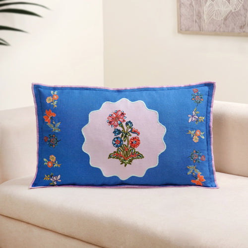 Bloom Era Bouquet Cotton Cushion Cover 50x30cm
