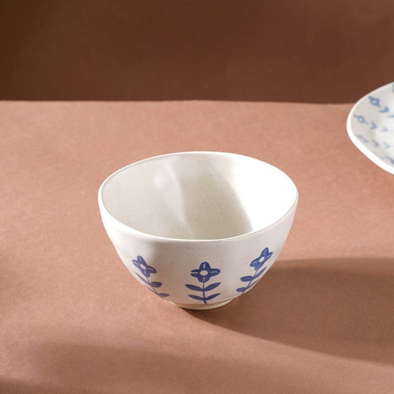 Flora Soup Bowl - Bowl, soup bowl, ceramic bowl, snack bowls, curry bowl, popcorn bowls | Bowls for dining table & home decor