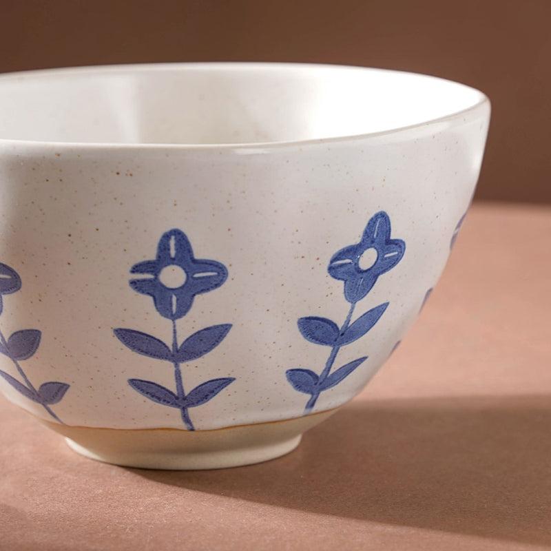 Flora Soup Bowl - Bowl, soup bowl, ceramic bowl, snack bowls, curry bowl, popcorn bowls | Bowls for dining table & home decor