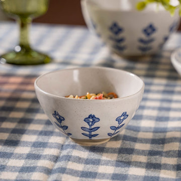 Flora Snack Bowl 300 ml - Bowl,ceramic bowl, snack bowls, curry bowl, popcorn bowls | Bowls for dining table & home decor