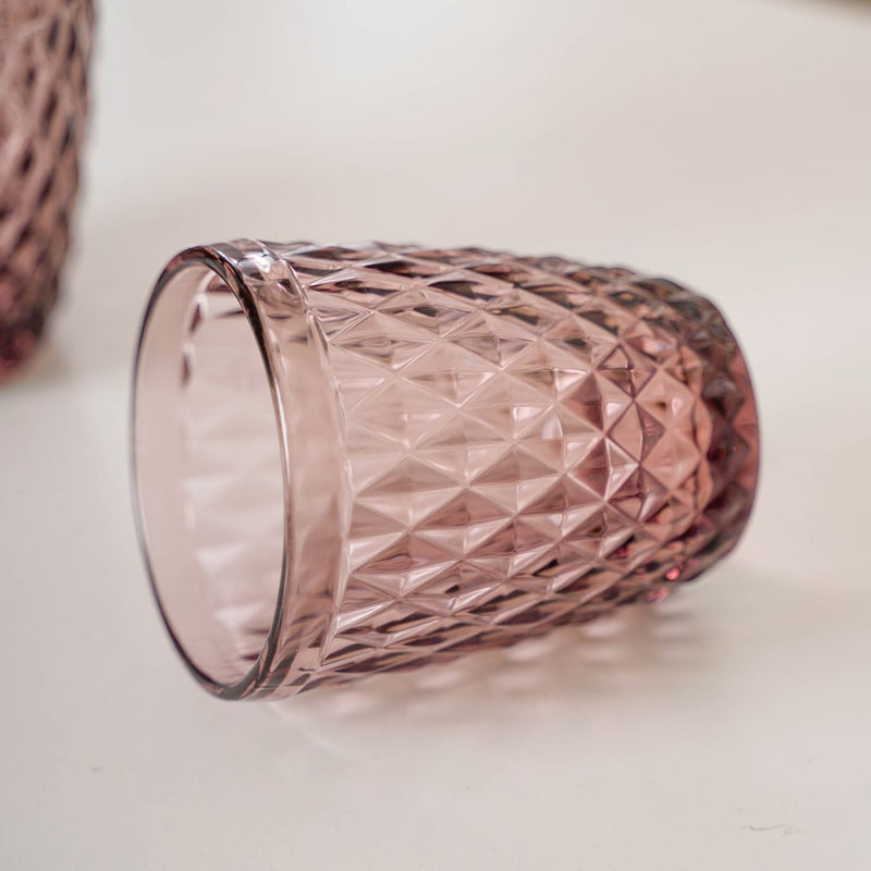 Mauve Orchid Drinking Glass Set of 4