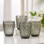 Grey Water Tumbler Set of 4