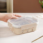 Gripso Triple Compartment Lunch Box 1000ml Beige