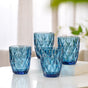 Blue Glassware Set of 4