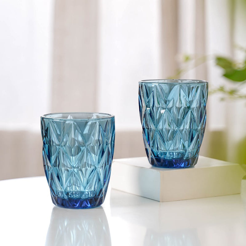 Blue Glassware Set of 4