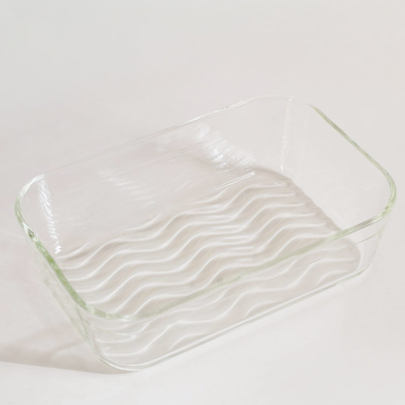 Groovo Lite Microwave Safe Glass Food Container Set Of 4 370ml 930ml 2500ml