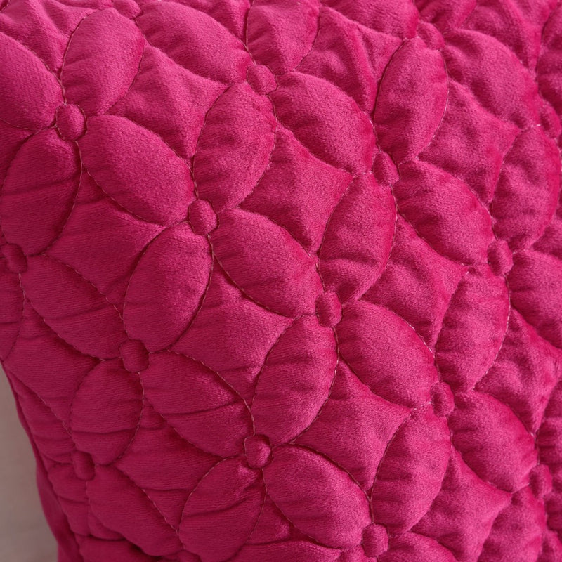 Luxe Cushion Cover & Runner Set Of 3 Magenta